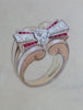 Laykin et Cie Mocambo Ring Original Sketch 1941